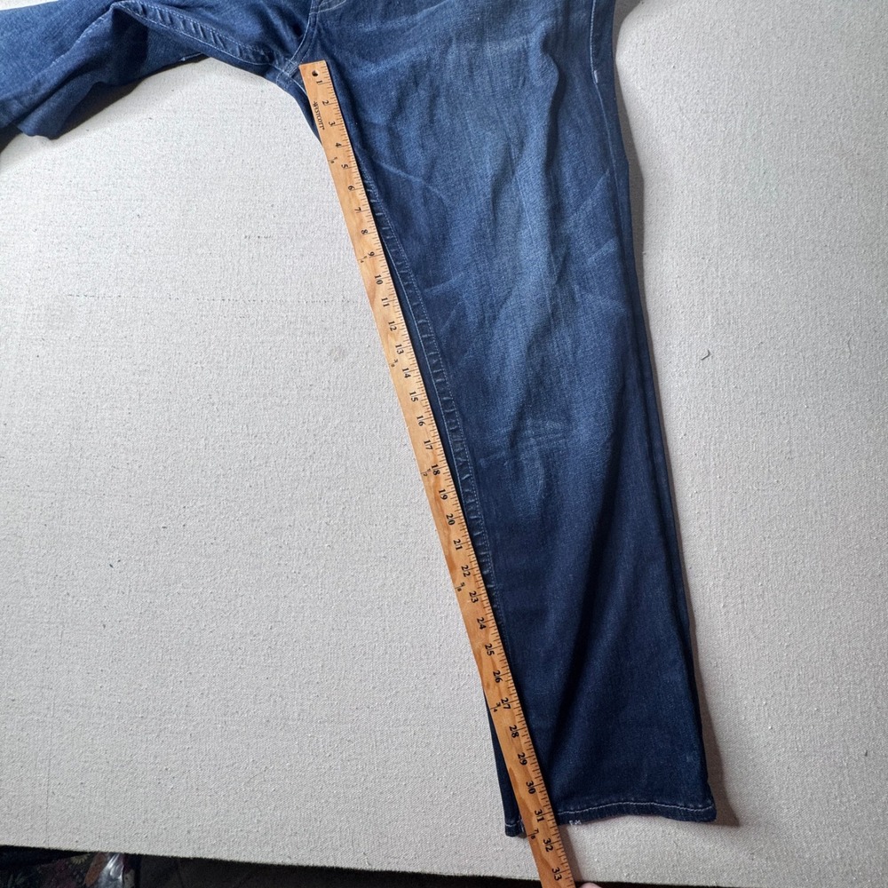 True Religion Geno Relaxed Slim Jeans 44 Blue Wash Men's Denim Y2K Streetwear - Picture 5 of 8